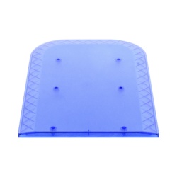 EPCOM INDUSTRIAL SIGNALING Z67DLB Domo lateral de reemplazo para barra de luces X67A color azul