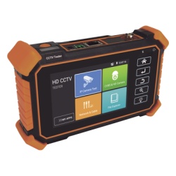 EPCOM MIPC450D Probador de Video de muneca / Soporta ONVIF 8K H.264 y H.265 / TVI de 8 MP CVI de 8 MP y AHD de 8 MP / Salida de energia DC12V 3A 48V PoE 25.5W / Admite RS485 / Prueba de audio TVI 5.0