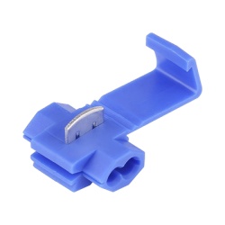 EPCOM POWERLINE AECW-2 Terminal tipo almeja / 18 - 14 AWG / Azul / Paquete de 25 piezas.