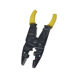 EPCOM POWERLINE EP204B Pinza Cortacables / Pelacables 10 a 22 AWG con Plegador de Conectores.