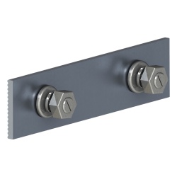 EPCOM POWERLINE EPL-SCNT-01-AL Conector de empalme / Aluminio anodizado / Riel 21 / Diseño compacto