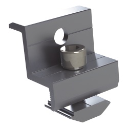 EPCOM POWERLINE EPLECN230/35 Sujetador final para paneles solares / 30 mm y 35 mm / Riel 5 y 8 / Aluminio anodizado