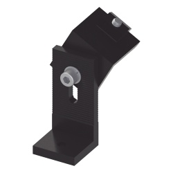 EPCOM POWERLINE EPLFFN202B Soporte en L para Riel / Aluminio Anodizado / Fijación Techo Concreto / Compatible 5 y 8 mm / 40 x 40 x 90 mm / 24 g
