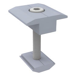 EPCOM POWERLINE EPLMCN230 Sujetador Intermedio / 30 mm / Rieles 5 y 8 / Aluminio Anodizado / Montaje Solar