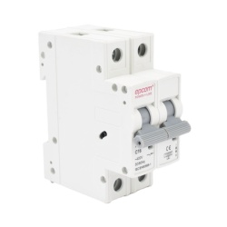 EPCOM POWERLINE FE7632PC16 Proteccion Termica 2P 16 A Corriente Alterna 400 Vca para Aplicacion Fotovoltaica Montaje Riel DIN