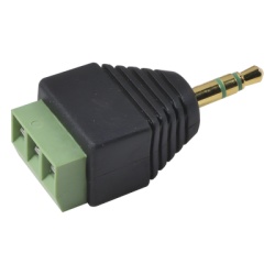 EPCOM POWERLINE JR58 Adaptador de Audio y Video / Conector 3.5 mm Macho / Terminal Atornillable 3-Pin / Montaje sin Soldadura - Img 2