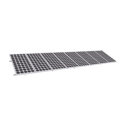 EPCOM POWERLINE KIT8PVEKTOR8R Montaje para Panel Solar Riel "8" de 5400mm para Modulos de 550 a 660w con Espesor de 35mm Velocidad de Viento Max. 136km/h (20Â° a 45Â°)