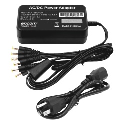 EPCOM POWERLINE PLK12DC6CH Fuente de Poder / 6 Salidas Jack Macho / 12 Vcc / 6 A / Entrada 100-240 VCA / 72 W / 117x62x34 mm (0.38x0.20x0.11 ft)