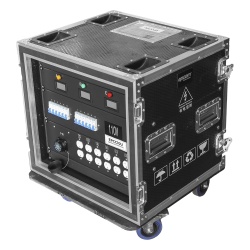 EPCOM PROAUDIO EP-CC-10U Centro de carga movil para instalaciones temporales con conexion TIPO socapex a 110v Y 220V | RACK 10U