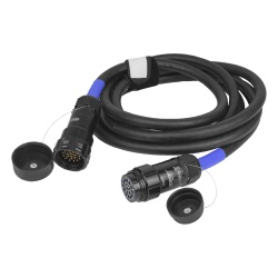 EPCOM PROAUDIO EP-SOC-25M MANGUERA DE AC TIPO SOCAPEX CONECTORES MACHO Y HEMBRA | 25 METROS