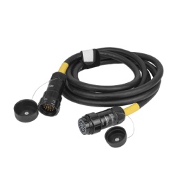 EPCOM PROAUDIO EP-SOC-5M MANGUERA DE AC TIPO SOCAPEX CONECTORES MACHO Y HEMBRA | 5 METROS