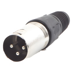 EPCOM PROAUDIO EP-XLRM Conector XLR 3 Pines Macho | Ideal para Conexiones de Microfonos Mezcladoras | Equipo de Audio Profesional - Img 4