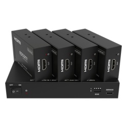 EPCOM PROAUDIO EPC-SPB14E70 Splitter Extensor HDMI 1x4 / 4K@60Hz / Transmisión 60 m (196.9 ft) / Cable Cat6 / EDID / HDCP 2.2 / Salida Loop - Img 4