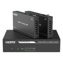 EPCOM PROAUDIO EPP-SPB12H150 Splitter y Extensor HDMI / 1x2 / HDBaseT / 4K@60Hz 4:4:4 / 120 m (393.7 ft) / 1080p@150 m (492.1 ft) / PoC / Audio 7.1 Canales
