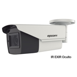 EPCOM PROFESSIONAL B4K-TURBO-Z Bullet TURBOHD 4K (8Megapixeles) / Lente Mot. 2.7 a 13.5 mm / Potente IR EXIR de 80 mts / Exterior IP67 / 12 Vcc - 24 VCA / dWDR