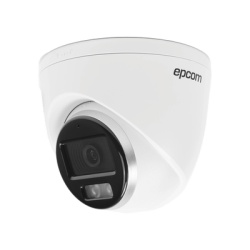 EPCOM PROFESSIONAL E3K-TURBO-CX Turret TURBOHD 3K (5 Megapixel) / Lente 3.6 mm / Micrófono Integrado / Imagen a Color 24/7 (ColorVu) / 40 mts Luz Blanca / Exterior IP67 / dWDR / 4 Tecnologías