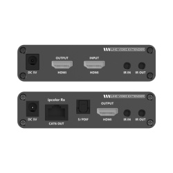 EPCOM TITANIUM TT-676 Kit Extensor HDMI hasta 700 metros con Conexion en Cascada / 4K @ 60 Hz/ 70 metros PTP con Cat 6 6a y 7 / IPCOLOR / CERO LATENCIA / SIN COMPRIMIR / Salida Loop / IR bidireccional