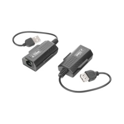 EPCOM TITANIUM TT-USB-100 Kit extensor USB por cable UTP Cat 5 / 5e / 6 para Distancias de Hasta 50 Metros / Version 2.0