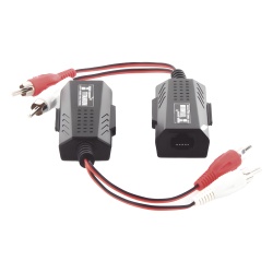 EPCOM TITANIUM TT2001A Balun Extensor de Audio Analogo Estereo RCA a RJ45 / Distancia 800 Metros (2625 Pies) / Cable CAT5-6 / Conector 100% Cobre / Proteccion TVS Calidad Premium