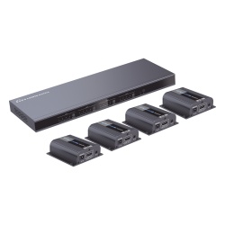 EPCOM TITANIUM TT744 MATRICIAL Y EXTENSOR DE VIDEO HDMI 4 x 4 / 4 Entradas HDMI / 4 Salidas HDMI Loop / 4 Salidas RJ45 para Extender la senal 40 metros por salida / 1080 @ 60Hz / Conmutacion por RS232