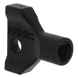 FAAC 713002 Llave Triangular de Desbloqueo Para barreras FAAC