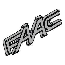 FAAC 7324745 Logotipo de Plastico Para Equipos FAAC