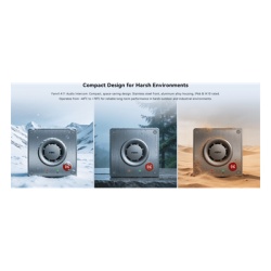 FANVIL A11 Video Intercom IP para Exterior / Camara 4 Megapixel (1080p) / HDR e Iluminacion IR / Altavoz 5W y Doble Microfono con Reduccion de Ruido / Panel Acero Inoxidable y Cuerpo Aluminio / IP66 e - Img 5