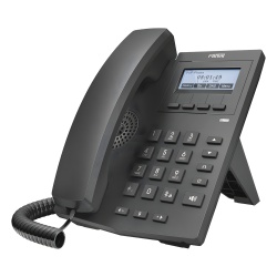 FANVIL X1P Telefono IP empresarial para 2 lineas SIP con pantalla LCD 128 x 48 Px y conferencia de 3 vias PoE