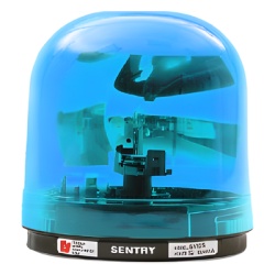 FEDERAL SIGNAL 448-112-03 Luz giratoria SENTRY con reflector tipo parabolico color azul