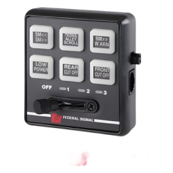FEDERAL SIGNAL 660-000 Controlador serial de 6 botones para barras de luces