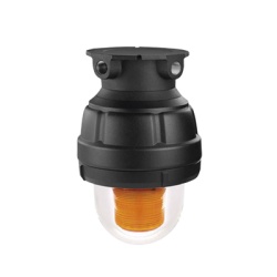 FEDERAL SIGNAL INDUSTRIAL 27XST-024-A-MOD Luz de Advertencia LED color Ambar a prueba de explosion para uso en Clase I Div. I Grupos C y D; Clase I Div. 2 Grupos A B C y D; Clase II Div. 1 Grupos E F