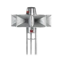 FEDERAL SIGNAL INDUSTRIAL ECLIPSE8 Sirena Electromecanica Eclipse8 / Omnidireccional 360Â° / 115 dBc a 30.5 m (100 ft) / 3 Senales de Alerta / Alimentacion DC 46V / 255 lb (116 kg) / Aluminio 100%