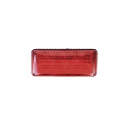 FEDERAL SIGNAL QL73RR Luz de Emergencia QuadraFlare Mica y LED Rojo Ideal para Ambulancias