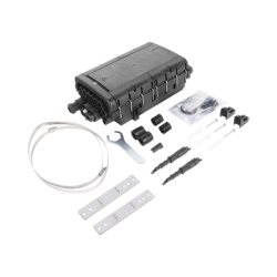 FIBERHOME FDP-430D Caja de Distribucion de Fibra Optica para 48 Empalmes con 16 Acopladores SC/APC Enterrado Directo IP68 - Img 5