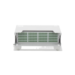 FIBERHOME ODU19T-B144-B Distribuidor de Fibra Optica para 144 Empalmes con 144 Acopladores SC/APC y 144 Pigtails 19 5 UR