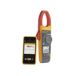 FLUKE FLUKE-374FC Amperimetro de Gancho 600A Trms CA/CC con FC. Medicion con Puntas de Prueba de Tension CA/CC Capacitancia Continuidad y Resistencia
