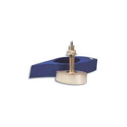 GARMIN 10-12379-20 Transductor B265LH de montaje a traves del casco de bronce con sensores de profundidad velocidad y temperatura