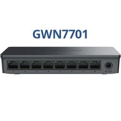 GRANDSTREAM GWN7701 - Switch No Administrable 8 Puertos Gigabit Ethernet/ Diseño Compacto, Capacidad de 10Gbps de Switching, Montaje en Pared o Uso de Escritorio, Indicadores LED Por Puerto, Carcasa de Plástico - Img 3