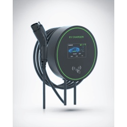GREENC S01US48A Estacion de Carga para Vehiculos Electricos / 48 A / 11.5 kW / Conector Tipo 1 (SAE J1772) / 220-250 V Monofasico / Pantalla LCD 4.3 in (10.9 cm) / Cable TPU 5 m (16.4 ft) / Plug and P - Img 3