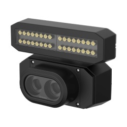 HANWHA VISION TNS-9050IBC Camara IP Dual 4K Funcion para reconocimiento de Codigos de Barra BCR / 2 lentes 25mm / Luz Blanca incluida /