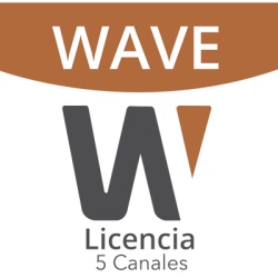HANWHA VISION WAVE-PRO-05 Licencia de 5 Canales de Wisenet Wave Profesional