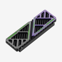 HIKSEMI by HIKVISION HS-RADIATOR-MH1 Disipador de Calor para SSD M.2 / Aleacion de Aluminio / Facil de Instalar / Compatible con Computadoras de Escritorio y PS5