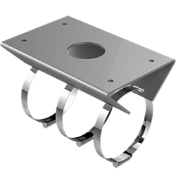 HIKVISION DS-1684ZJ-P Montaje de Poste para Exterior / Brazo Extensible 305mm (12 pulgadas) / Aleación de Aluminio / IP66 / Compatible con 30+ Modelos PTZ