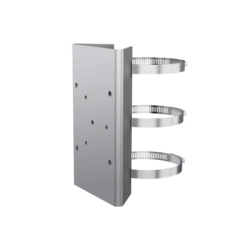 HIKVISION DS-2115ZJ-P Montaje de Poste para PTZ / Acero Inoxidable / Ajustable 67-127 mm / 194 mm / 1 kg