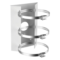 HIKVISION DS-2904ZJ Soporte de Montaje en Poste / Ajustable / Interior y Exterior / Carga 10 kg (22.05 lb) / 240 mm (9.45 in)