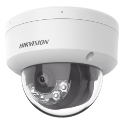 HIKVISION DS-2CD1123G2-LIU Cámara Domo IP / 2 Megapixel / Dual Light 30 m (98.4 ft) / Lente 2.8 mm / 103° FOV / IK08 / IP67 / PoE