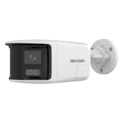 HIKVISION DS-2CD1T63G2P-LIUF/SL Cámara Bala IP / 6 Megapixel / Dual Light 30 m (98.4 ft) / Ángulo Panorámico 180° / Audio Bidireccional / IP67 / PoE 802.3af