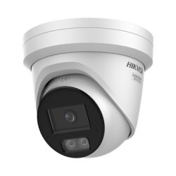 HIKVISION DS-2CD2387G3-LI2UY [Dual Light + ColorVu 3.0 + HikAI] Turret IP 8 Megapixel / Lente 2.8 mm / 30 mts IR + Luz Blanca / 2 Microfonos Integrados / Exterior IP67 / WDR 130 dB / ACUSENSE 3.0 / Me