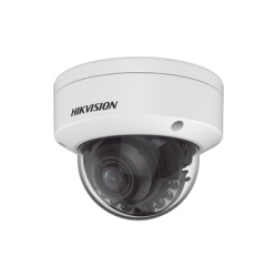 HIKVISION DS-2CD2747G2HT-LIZS Domo IP / 4 MP / Lente Varifocal 3.6-9 mm / IR 40 m (131 ft) + Luz Blanca 40 m (131 ft) / WDR 130 dB / IP67 / IK10 / AcuSense / MicroSD 512 GB / PoE