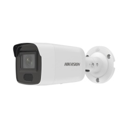 HIKVISION DS-2CD3086G2-IS(H) Bala IP 8 Megapixel / Lente 2.8 mm / 40 mts IR / Exterior IP67 / PoE / DARKFIGHTER / Alarmas y Audio I/O / ONVIF / Micro SD / 4 Analiticos: AcuSense Deteccion Facial Conte